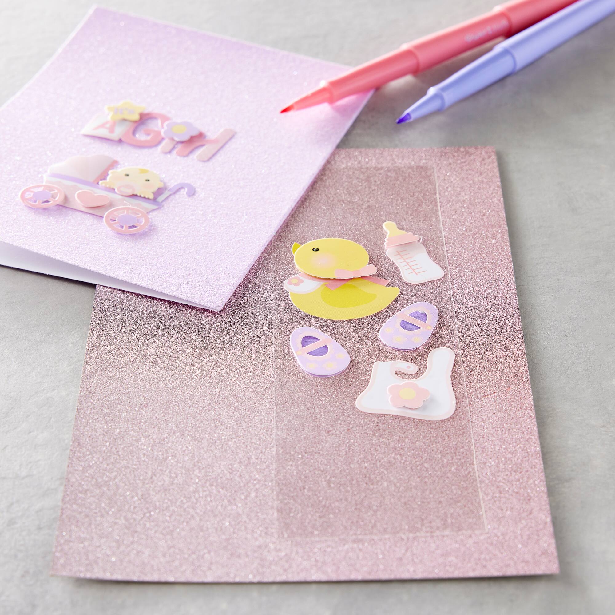 Baby Girl Dimensional Stickers by Recollections™
